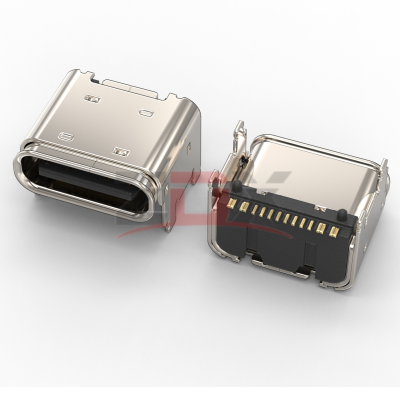 TYPEC16P母座板上型CH=1.9