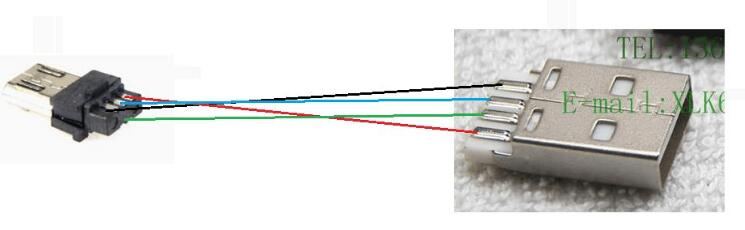 micro usb接线图